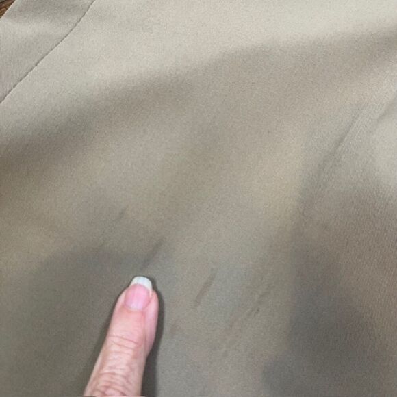 Sandro Sportswear Wide Leg Cropped Tummy Control Beige Pants Trousers Size 8 - Picture 7 of 13